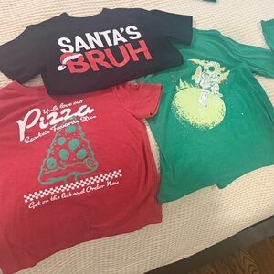 Kids Graphic T-Shirts - Red and Green